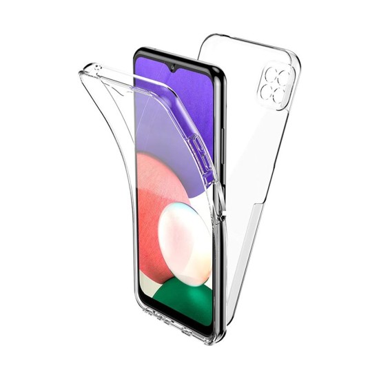 Capa de Silicone com Cantos Duras para Samsung Galaxy A22 5g Transparente